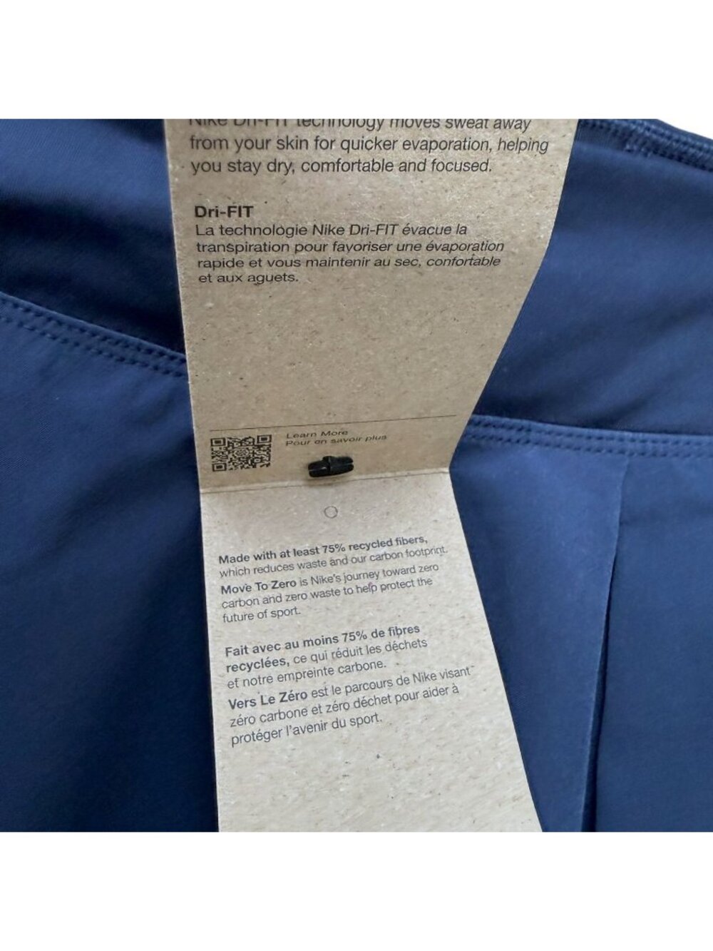 Nike Golf Skort Size XS Dri-FIT Navy Blue Stretch Pull On Flared Skirt - Picture 10 of 11